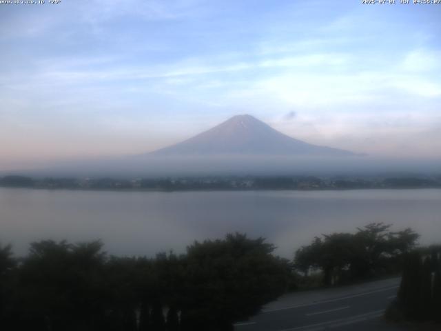 河口湖からの富士山
