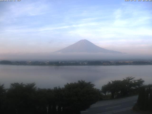 河口湖からの富士山