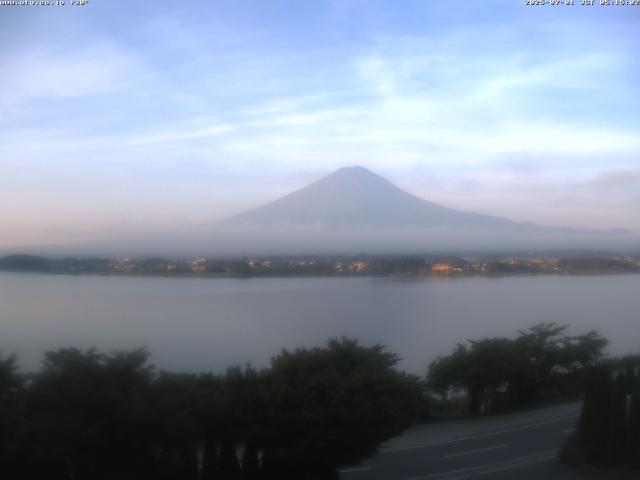 河口湖からの富士山