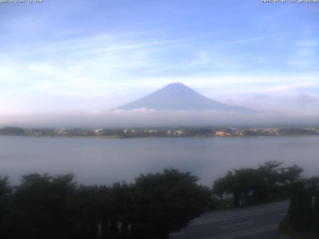 河口湖からの富士山