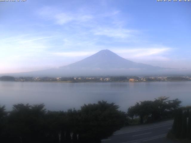 河口湖からの富士山