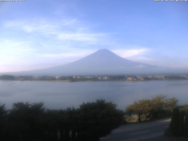 河口湖からの富士山