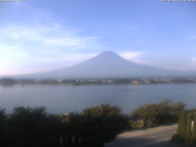 河口湖からの富士山