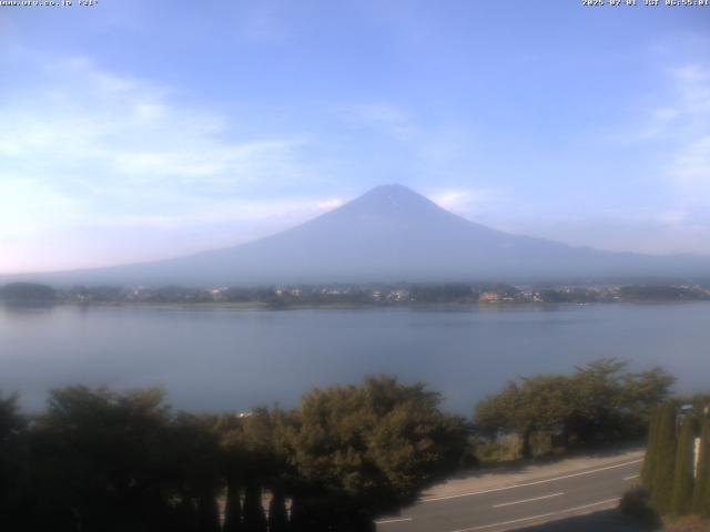 河口湖からの富士山