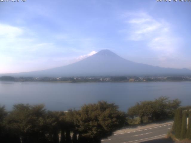 河口湖からの富士山