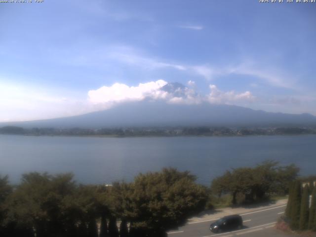 河口湖からの富士山