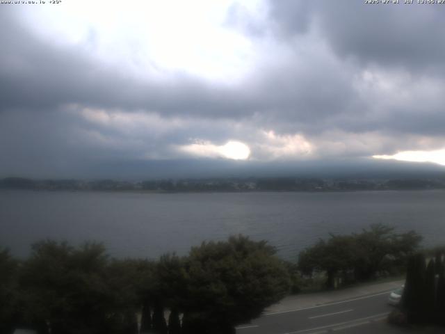 河口湖からの富士山