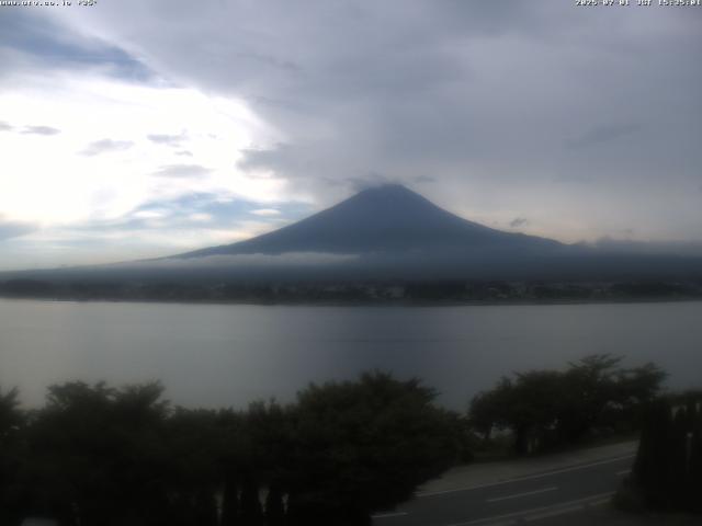 河口湖からの富士山