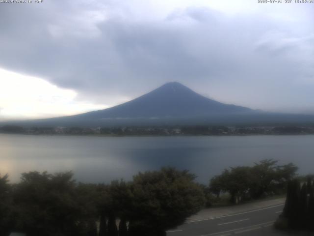 河口湖からの富士山