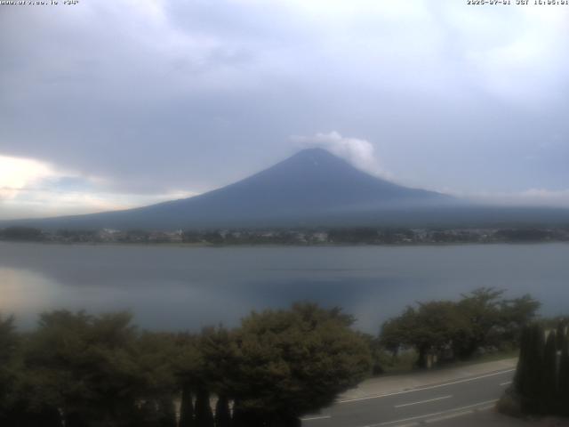 河口湖からの富士山