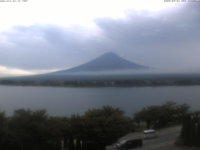河口湖からの富士山