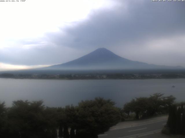 河口湖からの富士山