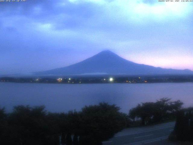 河口湖からの富士山