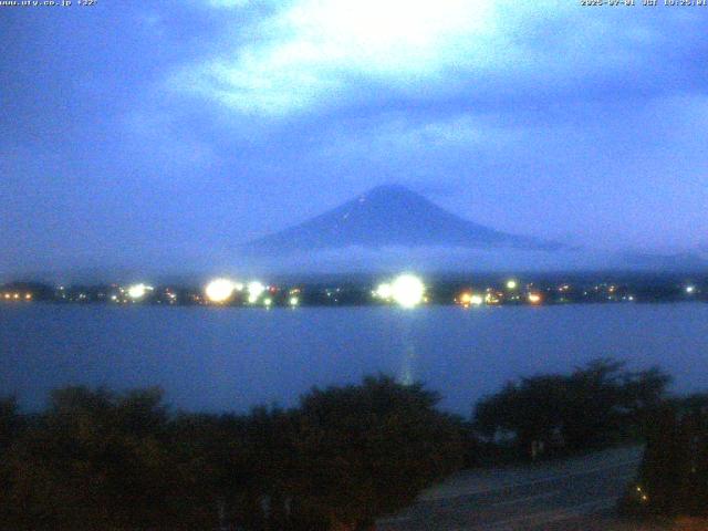河口湖からの富士山