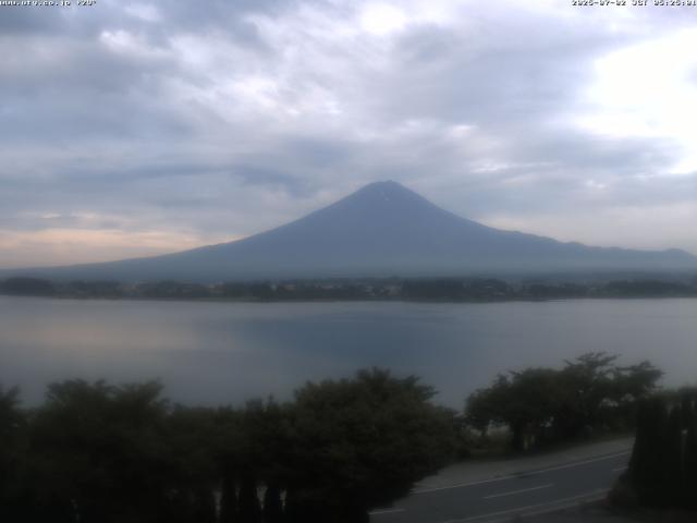 河口湖からの富士山