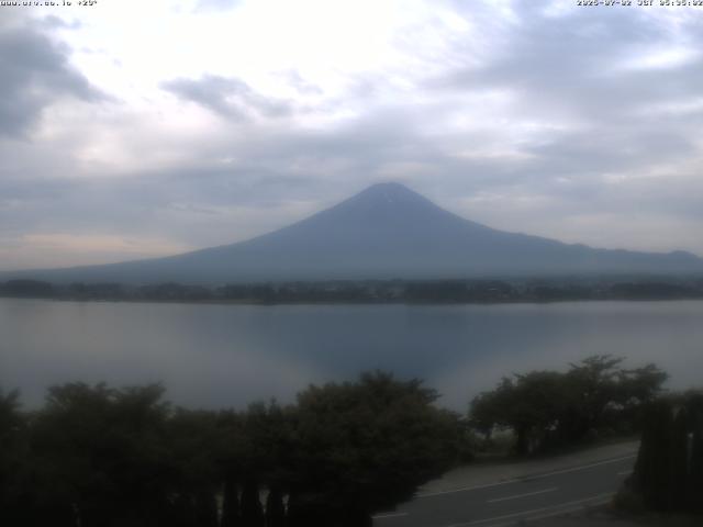 河口湖からの富士山