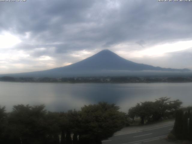 河口湖からの富士山