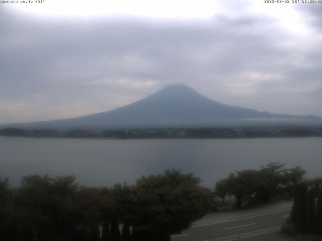 河口湖からの富士山