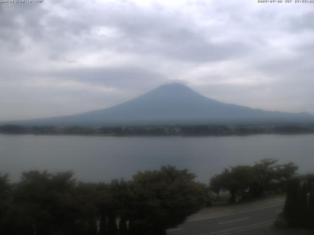 河口湖からの富士山