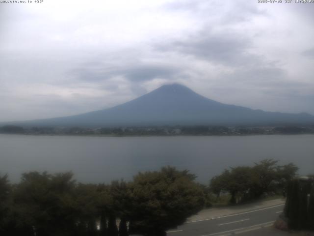 河口湖からの富士山