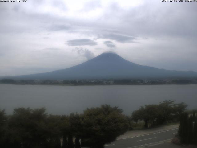 河口湖からの富士山