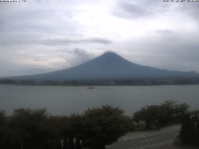河口湖からの富士山
