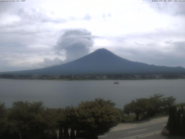 河口湖からの富士山
