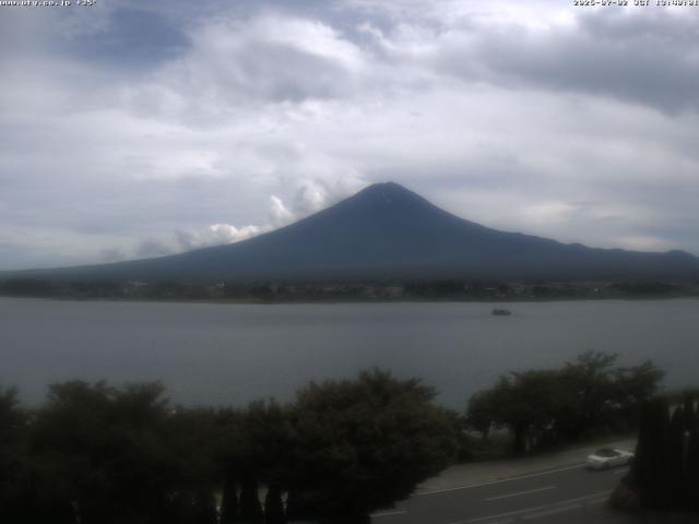 河口湖からの富士山