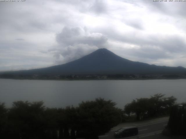 河口湖からの富士山