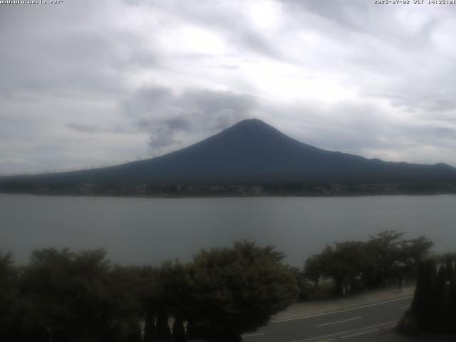 河口湖からの富士山