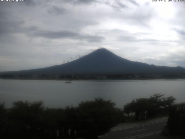 河口湖からの富士山