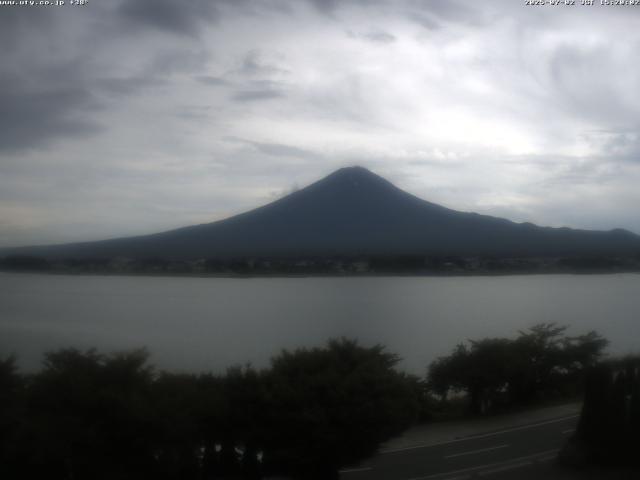 河口湖からの富士山