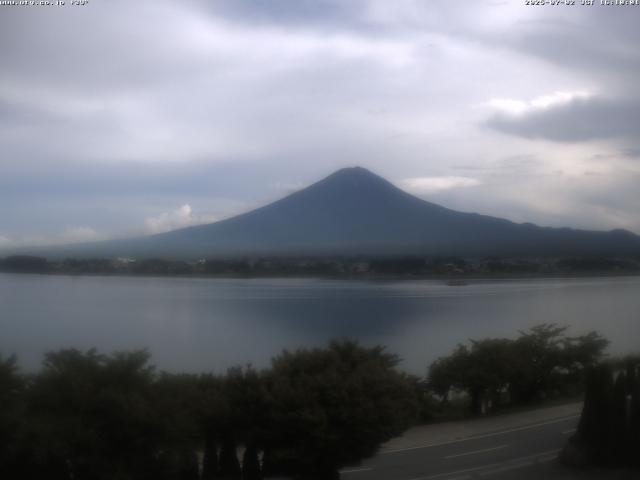 河口湖からの富士山
