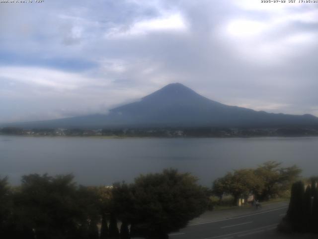 河口湖からの富士山