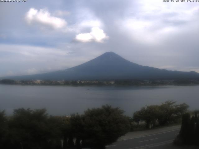 河口湖からの富士山
