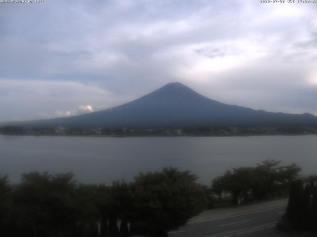 河口湖からの富士山