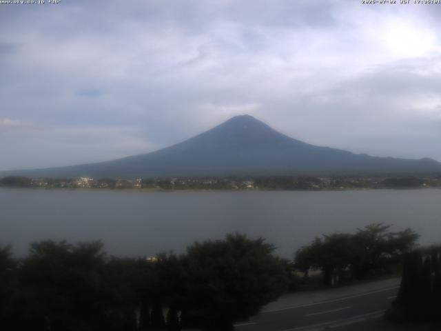 河口湖からの富士山