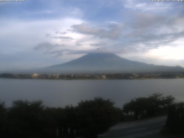 河口湖からの富士山