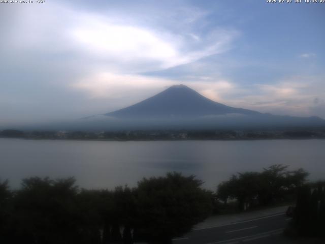 河口湖からの富士山