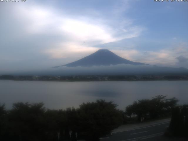 河口湖からの富士山