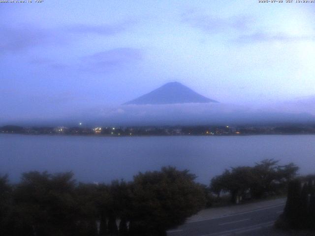 河口湖からの富士山