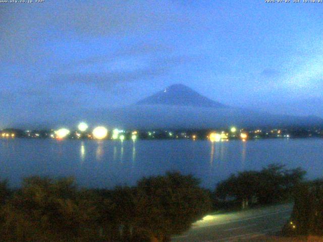 河口湖からの富士山