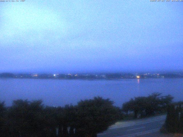 河口湖からの富士山