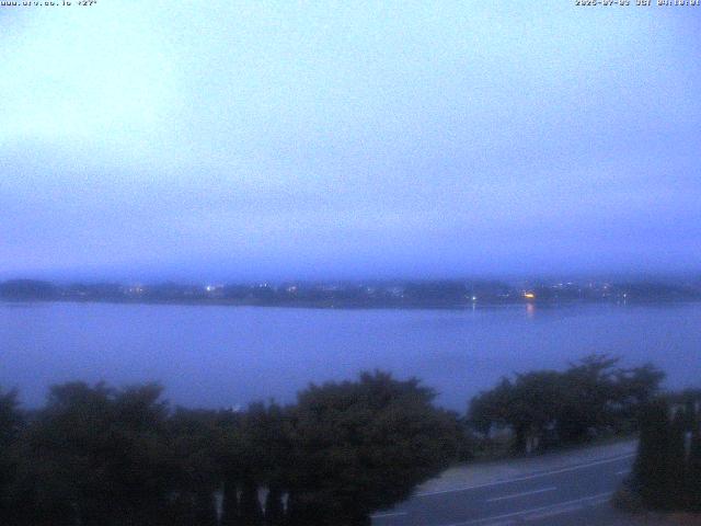 河口湖からの富士山