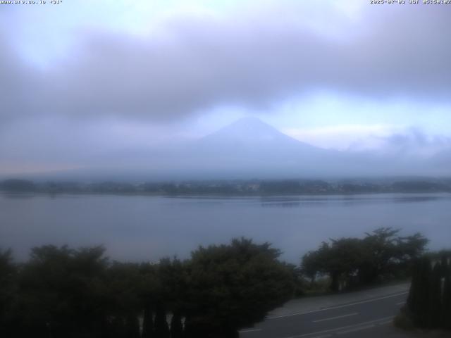 河口湖からの富士山