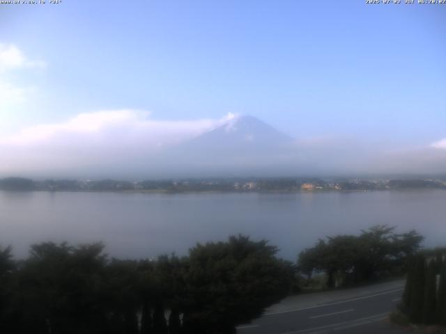 河口湖からの富士山