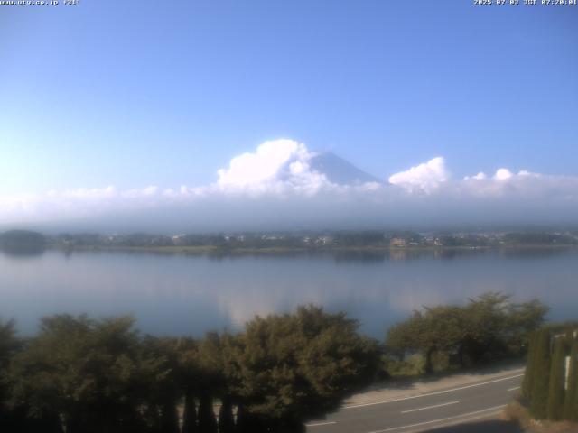 河口湖からの富士山