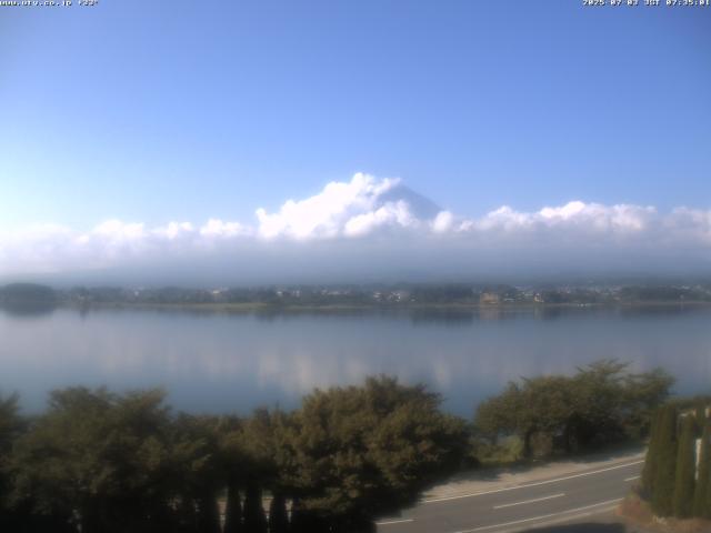 河口湖からの富士山