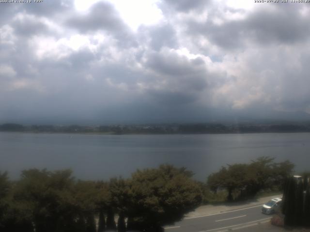 河口湖からの富士山