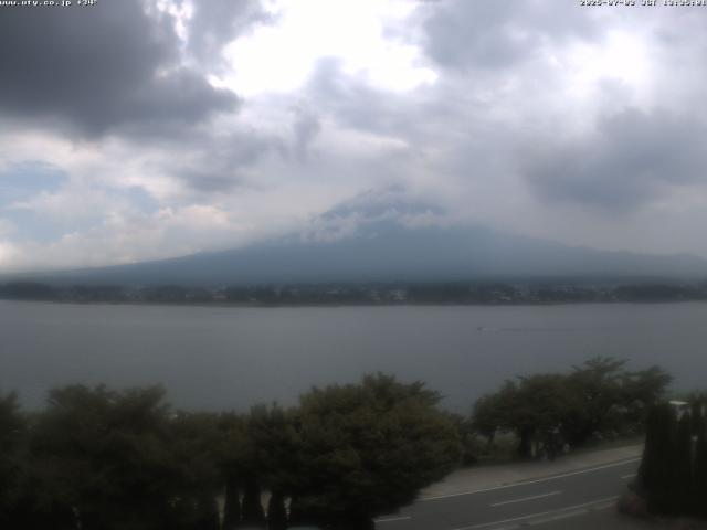 河口湖からの富士山